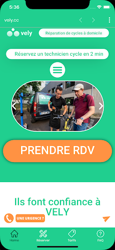 Android application VELY screenshort