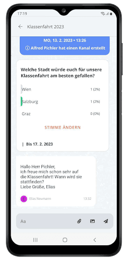 Android application eAssistent screenshort