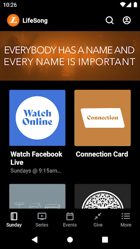 Android application LifeSong Church - SC screenshort
