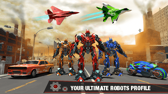 Multi Robot Transform Car Game android2mod screenshots 11