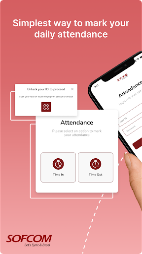 Android application Harmony Mark Attendance screenshort