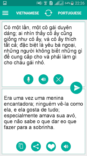Vietnamese Portuguese Translat Screen 3