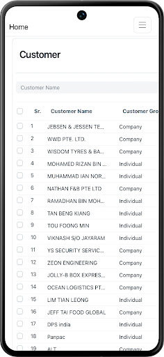 PanPac Sales Screen 2