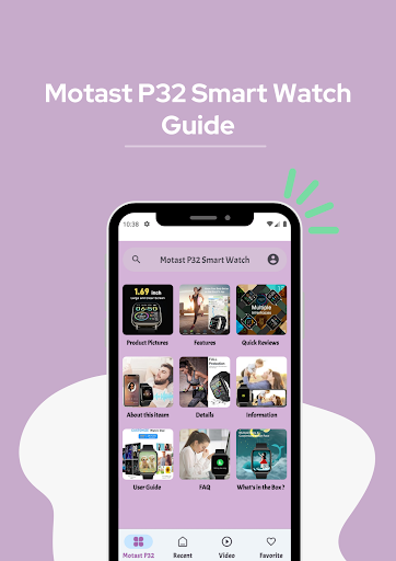 Motast P32 Smart Watch Guide Screen 2