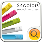 Cover Image of Télécharger 24color Search Widget  APK