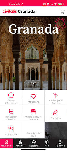 Android application Granada Guide by Civitatis screenshort