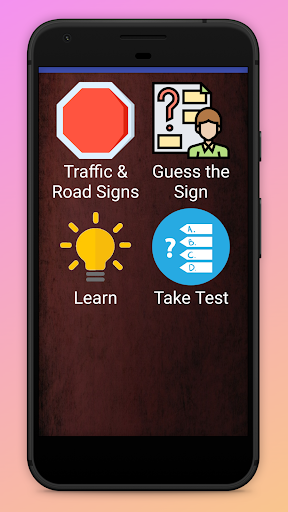 Android application Malaysia Road Signs screenshort