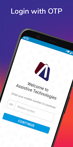 Android application Assistive Technologies screenshort