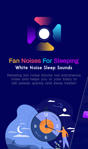 Android application Fan Noises For Sleeping - Whit screenshort