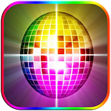 color light disco flashing icon