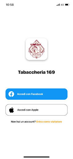 Android application Tabaccheria 169 screenshort