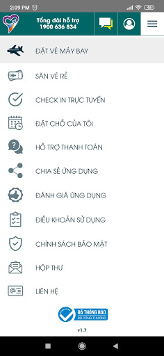 Android application Ứng Dụng Đặt Vé Máy Bay Giá Rẻ screenshort