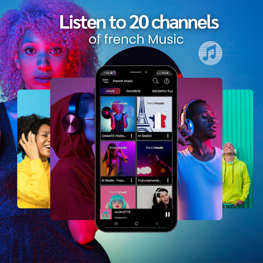 French Music app Screen 2