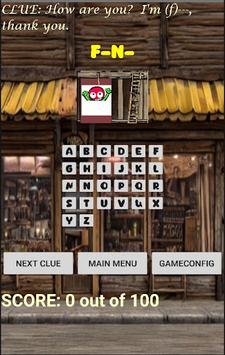 Android application Hangman -- Vocabulary Builder screenshort