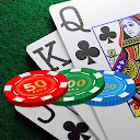 Poker Solitaire card game. 