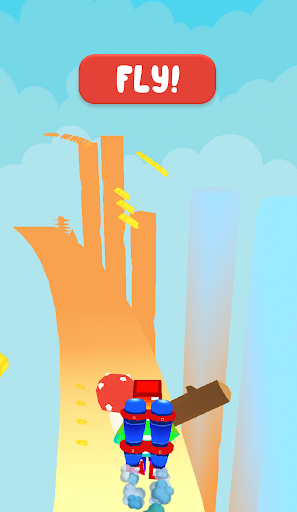 Android application 3D Craft Runner Blob screenshort