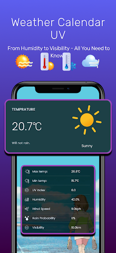 Weather Calendar & Forecast Screen 3