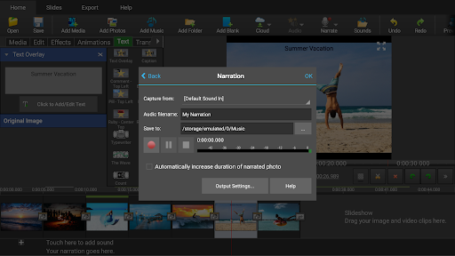 Screenshot of PhotoStage Pro Edition