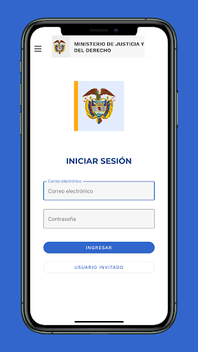Android application Minjusticia Colombia screenshort