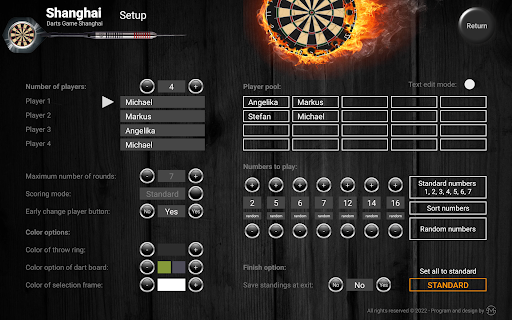 Darts Shanghai Screen 2