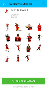 Screenshot 2 Kevin De Bruyne Stickers android