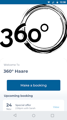 Android application 360° Haare screenshort