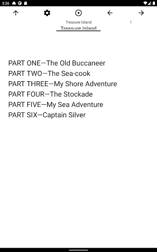 Book, Treasure Island Screen 3