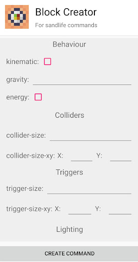 Block Creator - for Sandlife