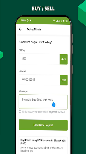 c-Exchange: Buy & Sell Crypto Screen 3