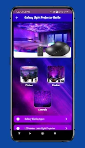 Galaxy Light Projector Guide