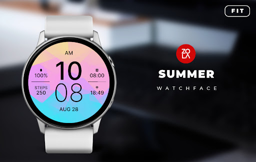 Android application Summer Fit Watch Face screenshort