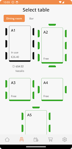Reactive Ordering Screen 2