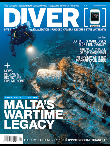 Screenshot of DIVER mag
