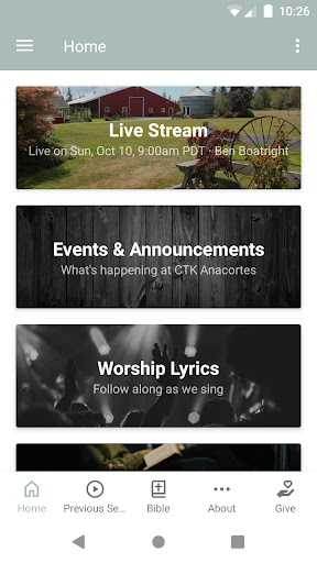 Android application CTK Anacortes screenshort