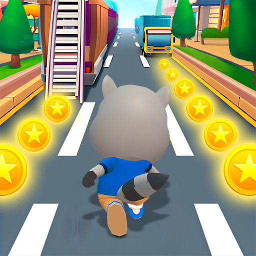 Raccoon Fun Run: Running Games  Icon
