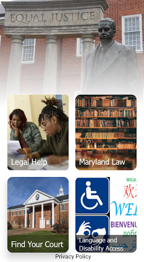 Android application Maryland Court Help screenshort