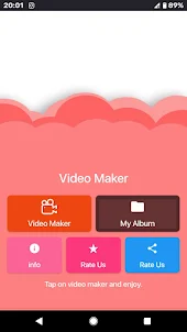 Video Maker with music editor