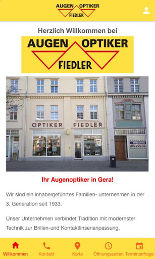 Augenoptik Fiedler Screen 2