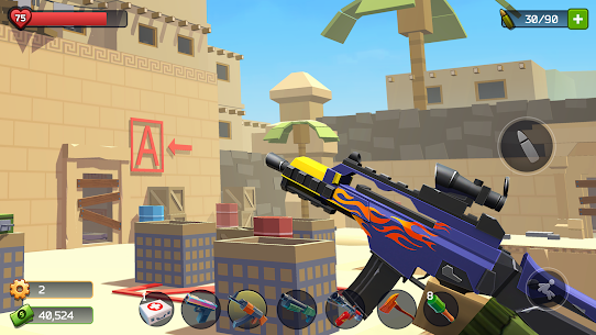 Pixel Combat Zombies Strike v4.1.16 Mod Apk (Free Shopping/Money) Free For Android 4