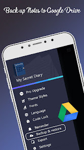 Captura de Pantalla 4 Mi diario secreto con candado android