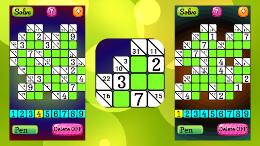 Android application Kakuro:Classic Brain Puzzle screenshort