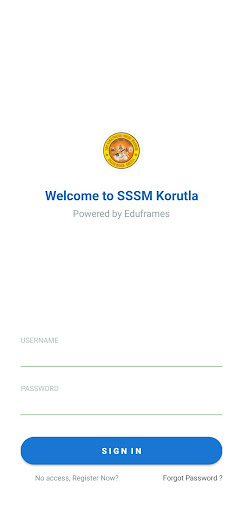 Android application SSSM Korutla screenshort