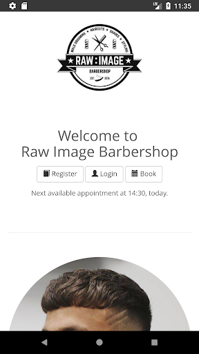 Android application Raw Image Barbershop screenshort