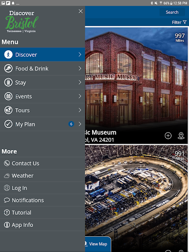 Screenshot of Discover Bristol TN | VA