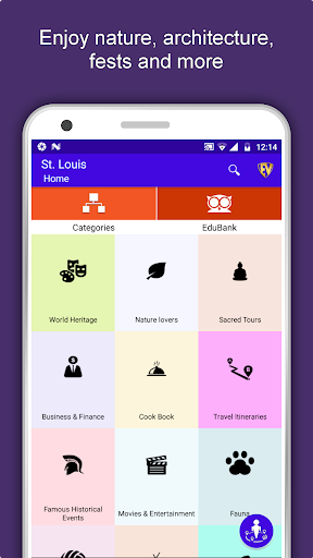Android application St. Louis Travel & Explore, Of screenshort