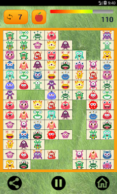 Connect: cute monsters & food - Screenshot 1