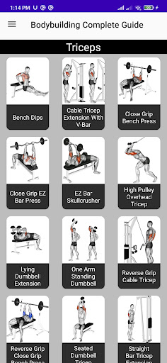 Bodybuilding Complete Guide Screen 3