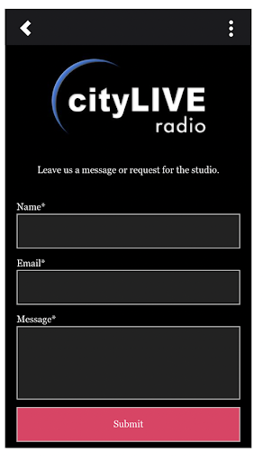 CityLIVE Radio Screen 2