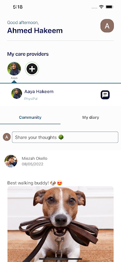PhysiPal Screen 2