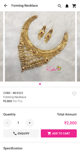 Esha Gold : Forming Jewellery Screen 3